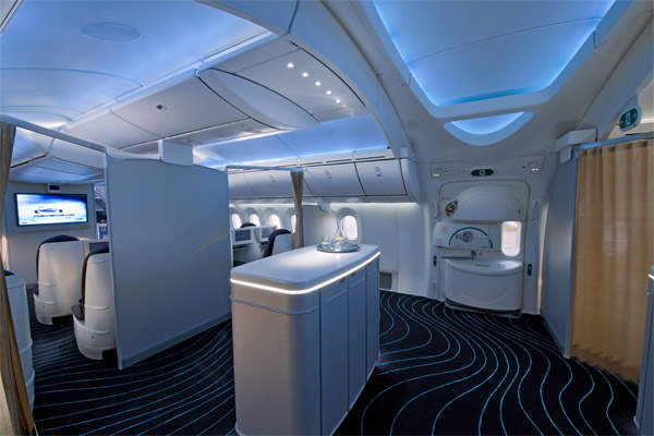 boeing 787 dreamliner interior lighting